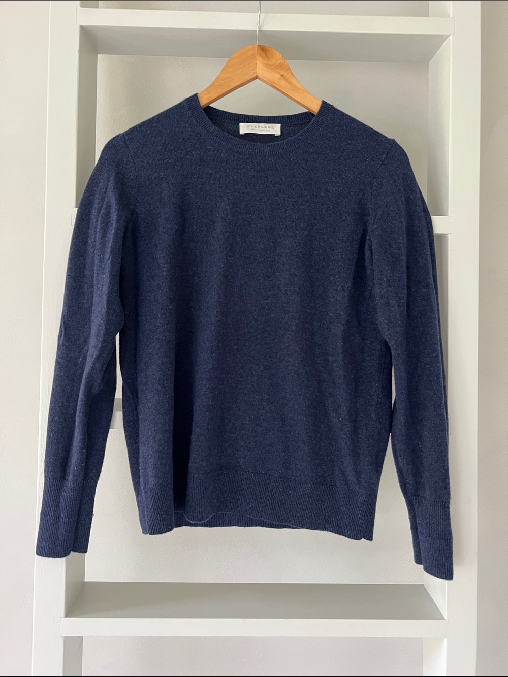 Everlane Navy Cashmere Sweater